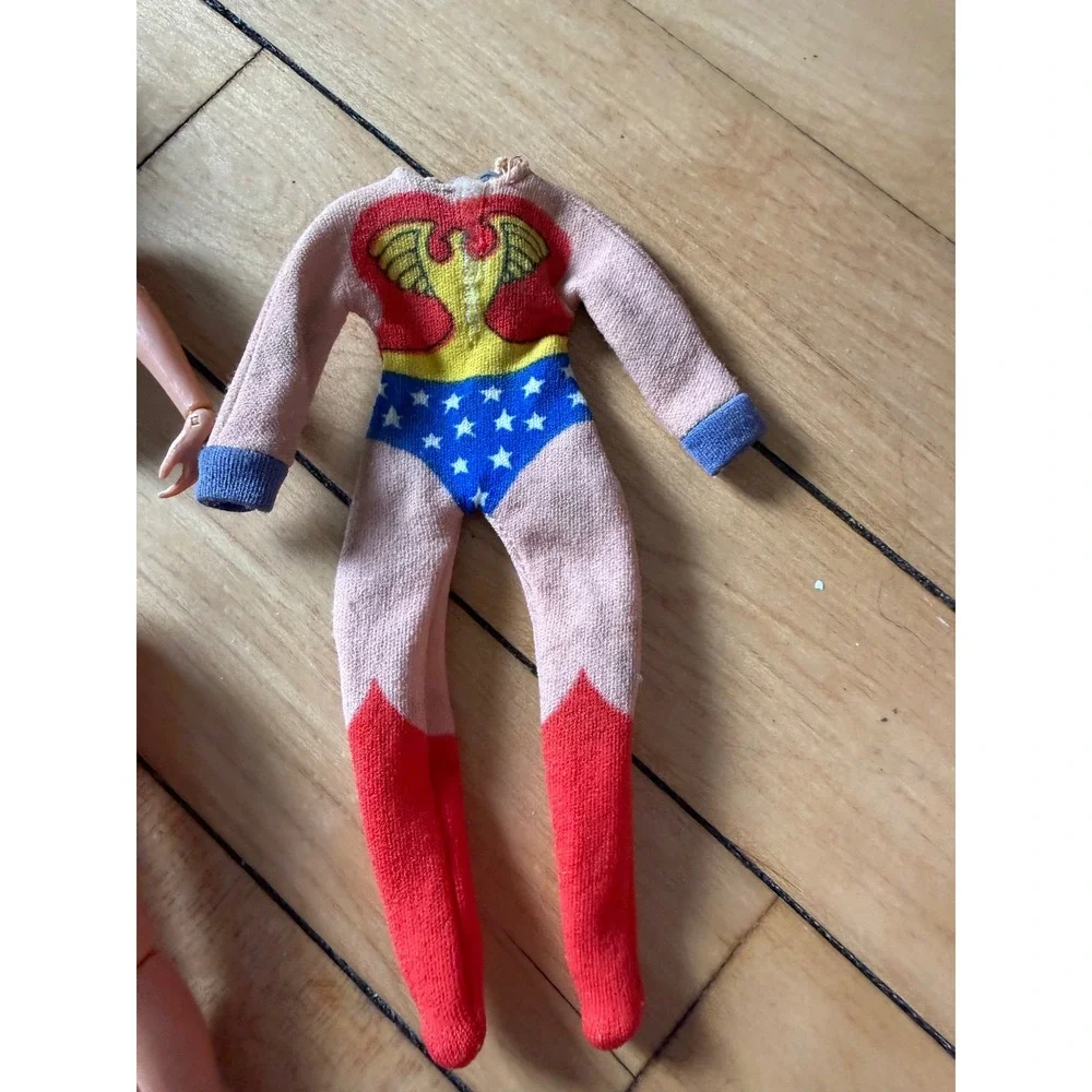 Vintage 1973 Mego Wonder Woman Doll for Parts/Restoration – Original Outfit‎